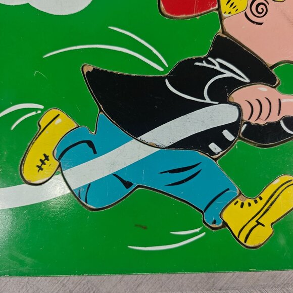 Sifo Vintage Wooden Puzzle Fireman Boy Complete 60s 70s - Picture 4 of 5